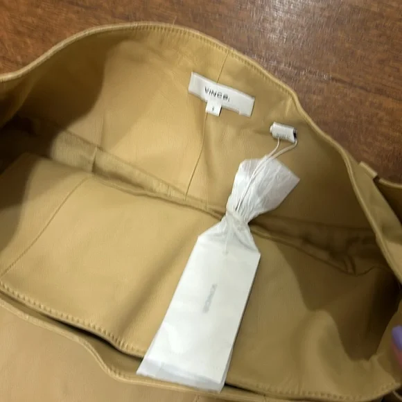 Vince belted leather wrap skirt - Picture 7 of 8